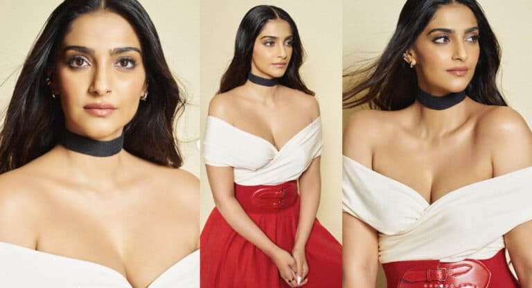 sonam kapoor : పైన అందాలు మొత్తం చూపించేస్తున్న సోనమ్ కపూర్..!!