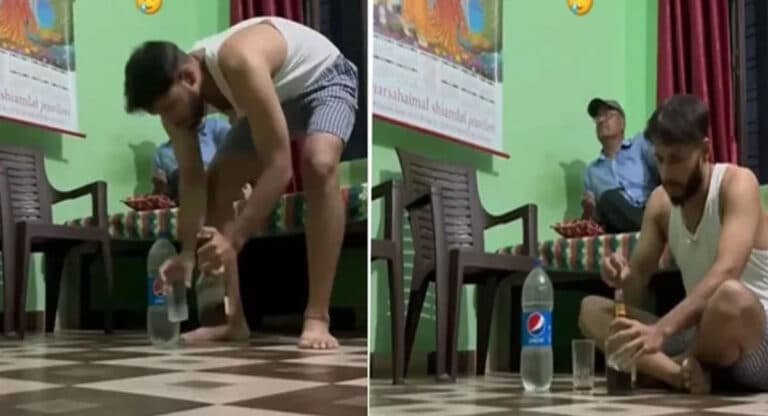 Viral video : నాన్న ముందు మందు కొడితే ఇలానే ఉంటది మరి .. ఈ వీడియో చూస్తే మామూలుగా నవ్వరు..!