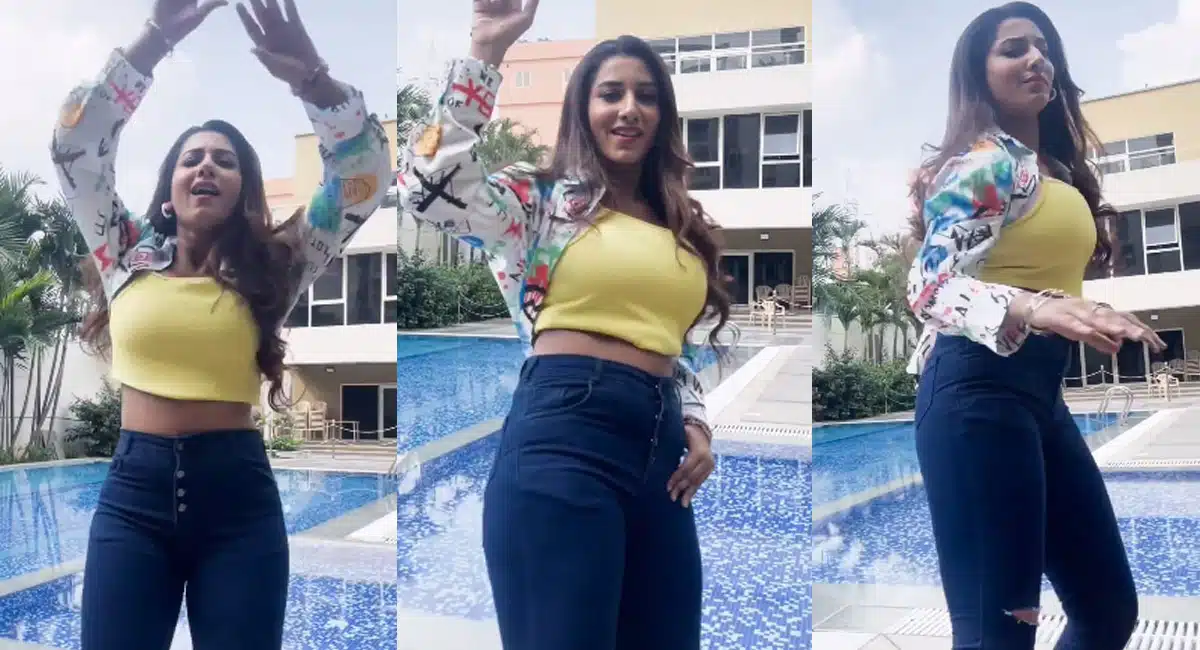 Vishnu Priya dance video viral on social media