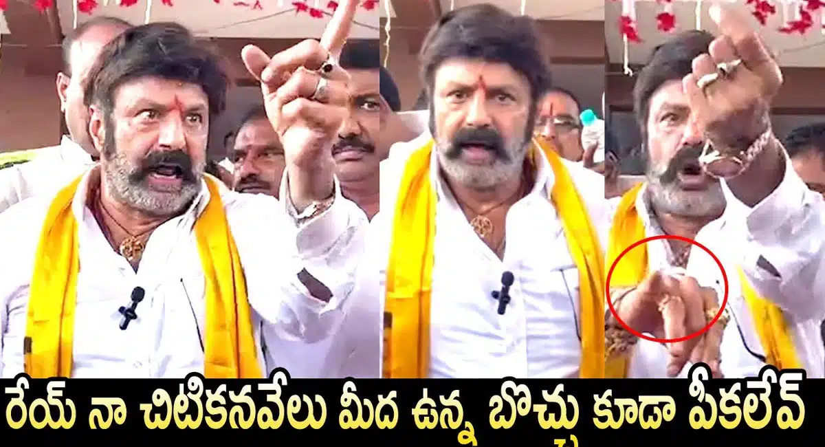 balakrishna strong warning to ys jagan about chandrababu