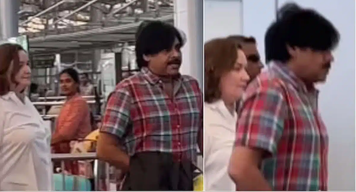 pawan kalyan and his wife leaves for italy for varun tej and lavanya tripathi wedding