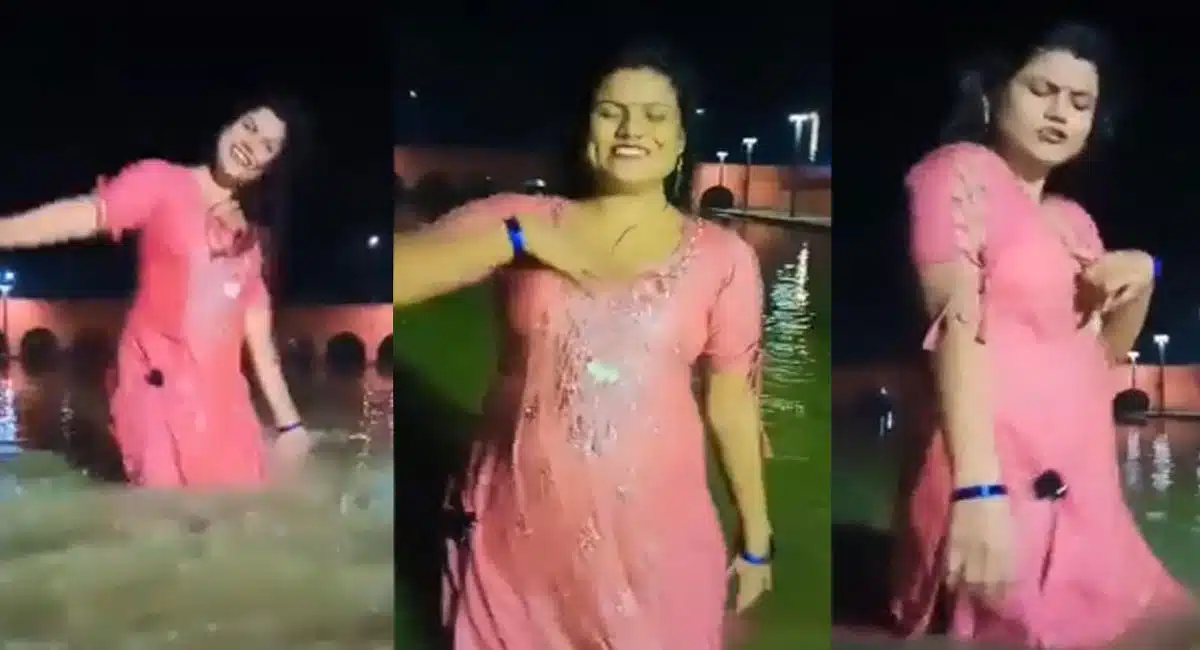Women reels in Ayodhya temple