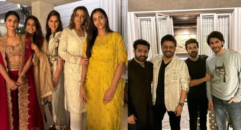 Ram Charan : రామ్ చరణ్ దీపావళి సెలబ్రేషన్స్.. వెంకటేష్, మహేష్, ఎన్టీఆర్ సందడి..!!