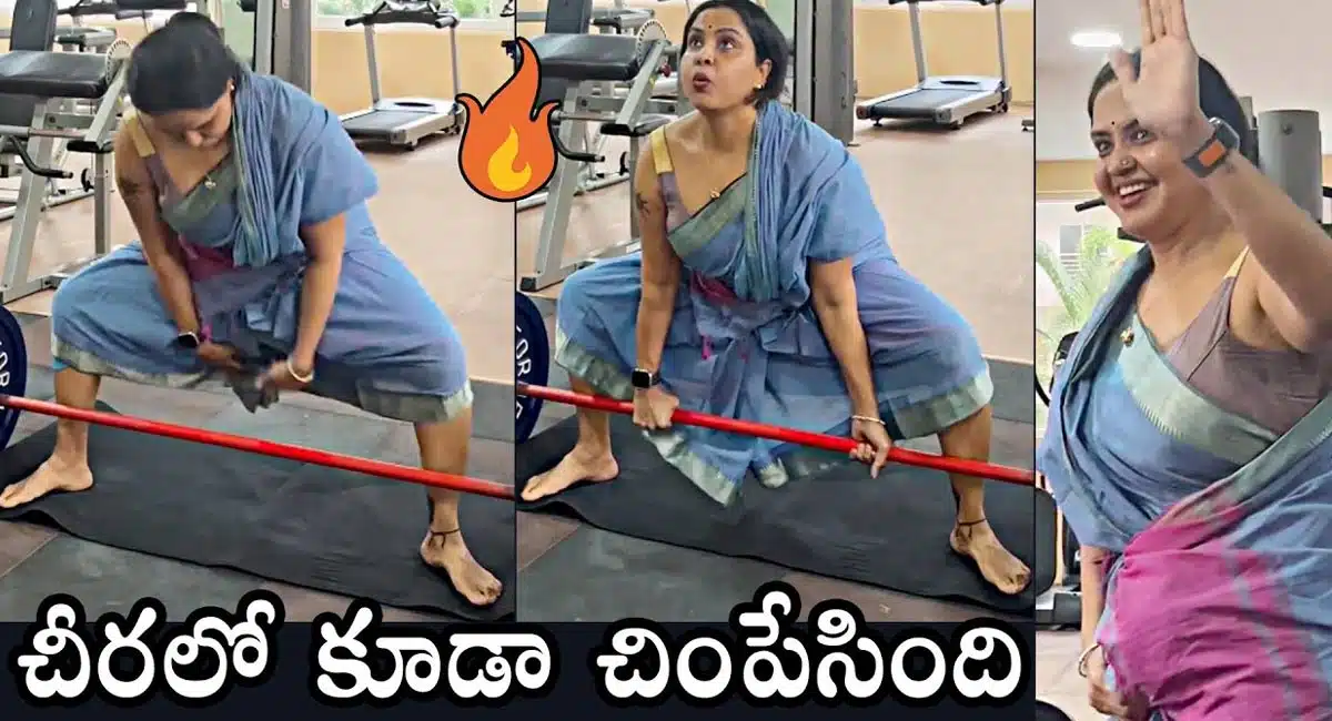 Actress Pragathi : చీరలో ప్రగతి ఆంటీ జిమ్ వీడియో.. మామూలుగా లేదు బాబోయ్..!!