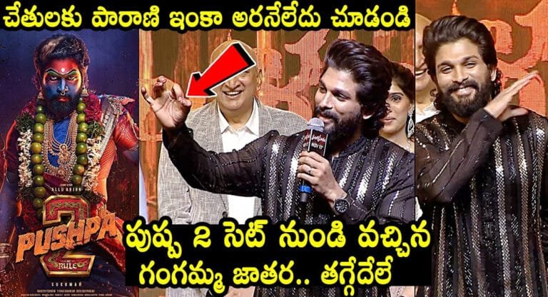Allu Arjun : పుష్ప సినిమాపై బిగ్ అప్ డేట్ ఇచ్చిన అల్లు అర్జున్..!!