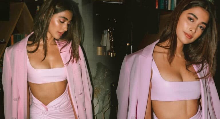 Pooja Hegde : లైట్ పింక్‌లో టైట్ డ్ర‌స్‌లో పూజా హెగ్డే..వామ్మో వెరీ హాట్ అంటున్న నెటిజ‌న్స్‌.. వీడియో !
