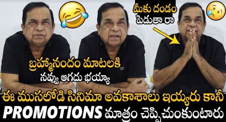 Brahmanandam : సినిమాలో అవకాశం ఇవ్వరు కానీ ప్రమోషన్స్ మాత్రం చేపించుకుంటారు.. బ్రహ్మానందం ఫన్నీ కామెంట్స్..!