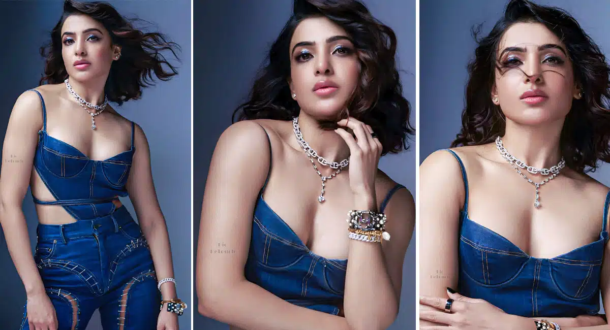 Samantha : భారీ అందాలు బ‌య‌ట‌పెట్టిన స‌మంత‌.. ఇది వేరే లెవ‌ల్ అంటున్న ఫ్యాన్స్‌..!
