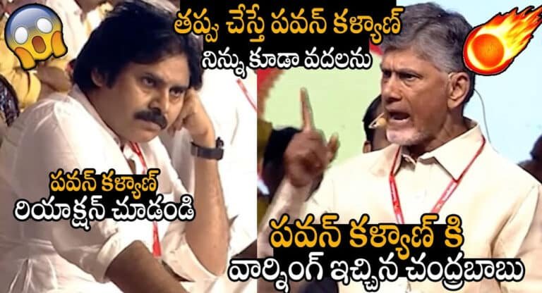 Chandra Babu : తప్పు చేస్తే పవన్ కళ్యాణ్ ని కూడా వదలను.. జనసేన కి వార్నింగ్ ఇచ్చిన చంద్రబాబు నాయుడు..!