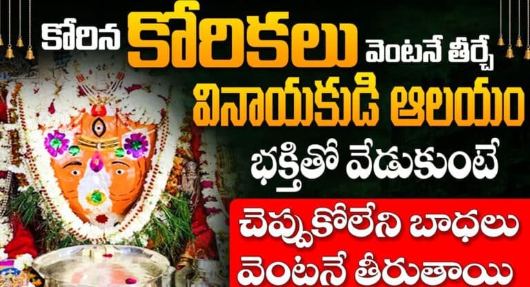 Trinethra Ganapathi : కోరిన కోరికలు వెంటనే తీర్చే వినాయకుడి ఆలయం లో భక్తితో వేడుకుంటే చెప్పుకోలేని బాధలు కూడా వెంటనే తీరుతాయి…!