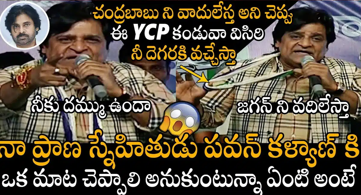 Actor Ali : పవన్ కళ్యాణ్ కి ఛాలెంజ్ విసిరిన ఆలీ…!!