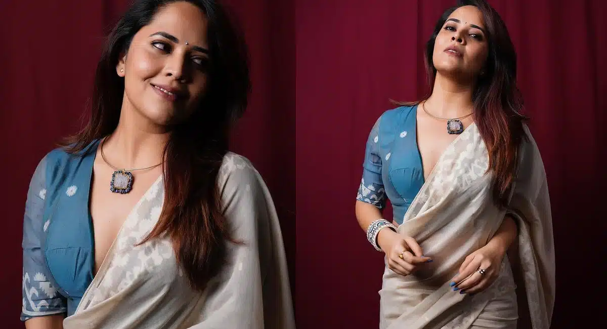 Anasuya : చీర‌లో కిరాక్ పోజుల‌తో పిచ్చెక్కిస్తున్న అన‌సూయ.. లేటెస్ట్ పోటోస్‌..!