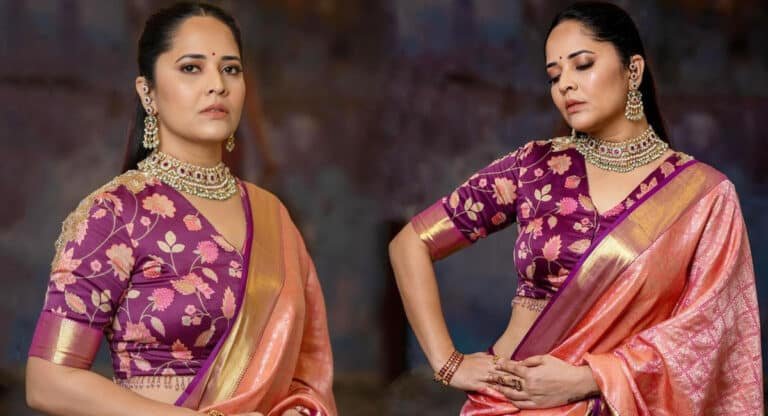 Anasuya : చీరకట్టులో పద్దతిగా కనిపిస్తూనే మాయ చేస్తున్న‌ అనసూయ.. ఫోటోగ్యాల‌రీ