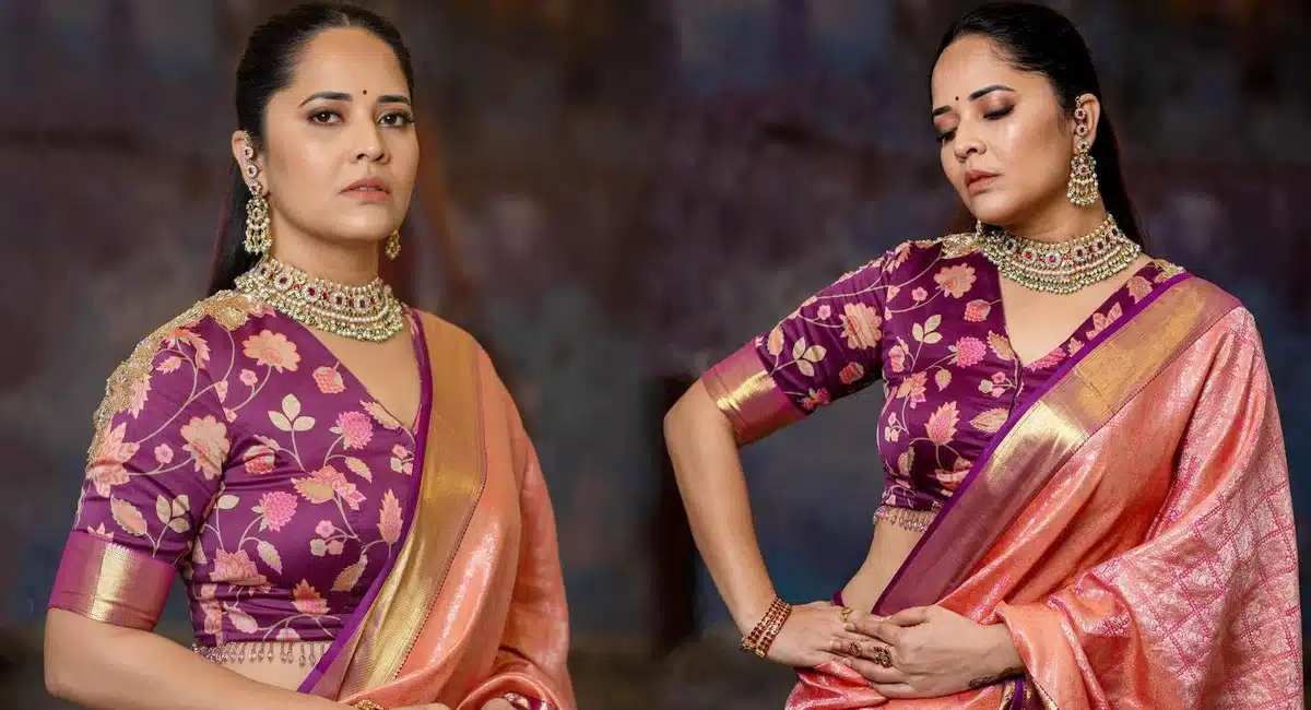 Anasuya : చీరకట్టులో పద్దతిగా కనిపిస్తూనే మాయ చేస్తున్న‌ అనసూయ.. ఫోటోగ్యాల‌రీ