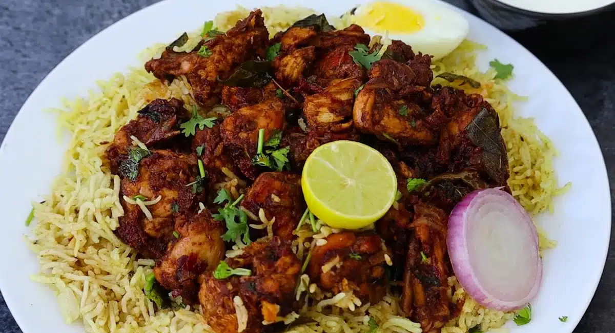 Chicken Fry Piece Biryani Recipe