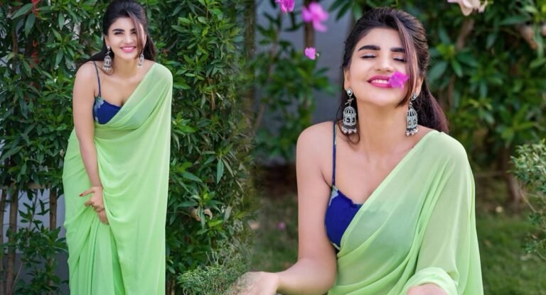 Jabardasth Varsha : గ్రీన్ సారీలో క‌న్నుకొడుతూ టెంటింగ్ చేస్తున్న జబర్దస్త్ వ‌ర్ష‌..!
