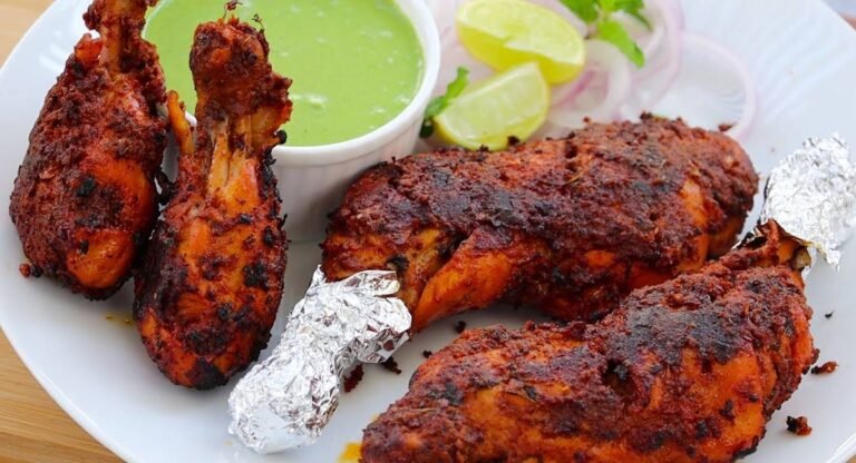 Chicken Tandoori Recipe : ఒకే ఒక టేబుల్ స్పూన్ నూనెతో తందూరి చికెన్.. బొగ్గు, ఒవేన్ తో పనిలేదు… వీడియో !