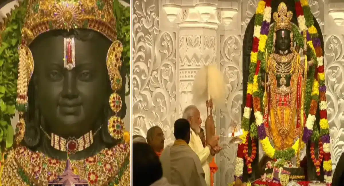 Ayodhya Ram Mandir : అయోధ్య‌పురిలో కొలువుదీరిన బాల‌రాముడు.. లోపలి ప్రాంగణం ఎంత వైభవంగా ఉందో వీక్షించారా...?