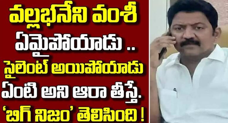 Vallabhaneni Vamsi : వల్లభనేని వంశీ రాజకీయం ముగిసినట్లేనా…!