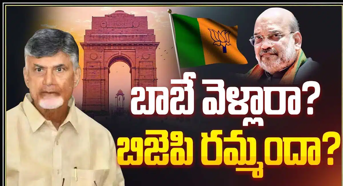 BJP : చంద్రబాబు నాయుడుని బీజేపీ పిలిచిందా లేక ఆయనే వెళ్లారా..??