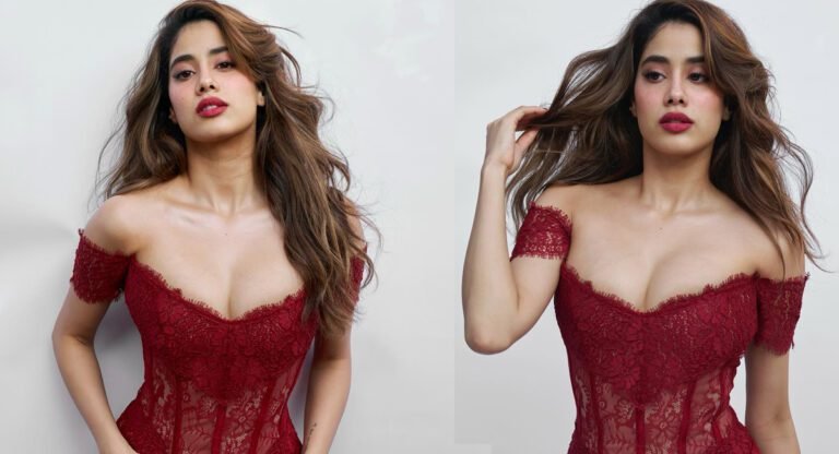 Janhvi Kapoor : మ‌రోసారి భారీ అందాలు ఓపెన్ చేసిన దేవ‌ర పోరి.. జాన్వీ కపూర్..!