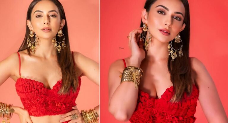 Rakul Preet Singh : రెడ్ కలర్ మోడ్రన్ డ్రెస్సులో స్పెషల్‌గా అట్రాక్ట్ చేస్తున్న ర‌కుల్ ప్రీత్ సింగ్‌..!