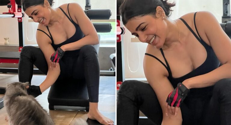 Samantha : జిమ్‌లో త‌న పెట్ యానిమ‌ల్‌తో స‌మంత ఫోటో వైర‌ల్‌