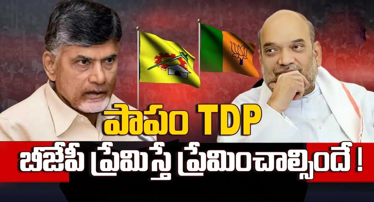 BJP చేతిలో TDP కీలుబొమ్మగా మారబోతుందా...?