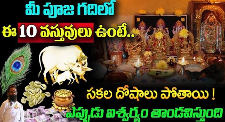 Pooja Room : పూజ గదిలో ఈ 10 వస్తువులు ఉంటే సకల దోషాలు పోతాయి…!