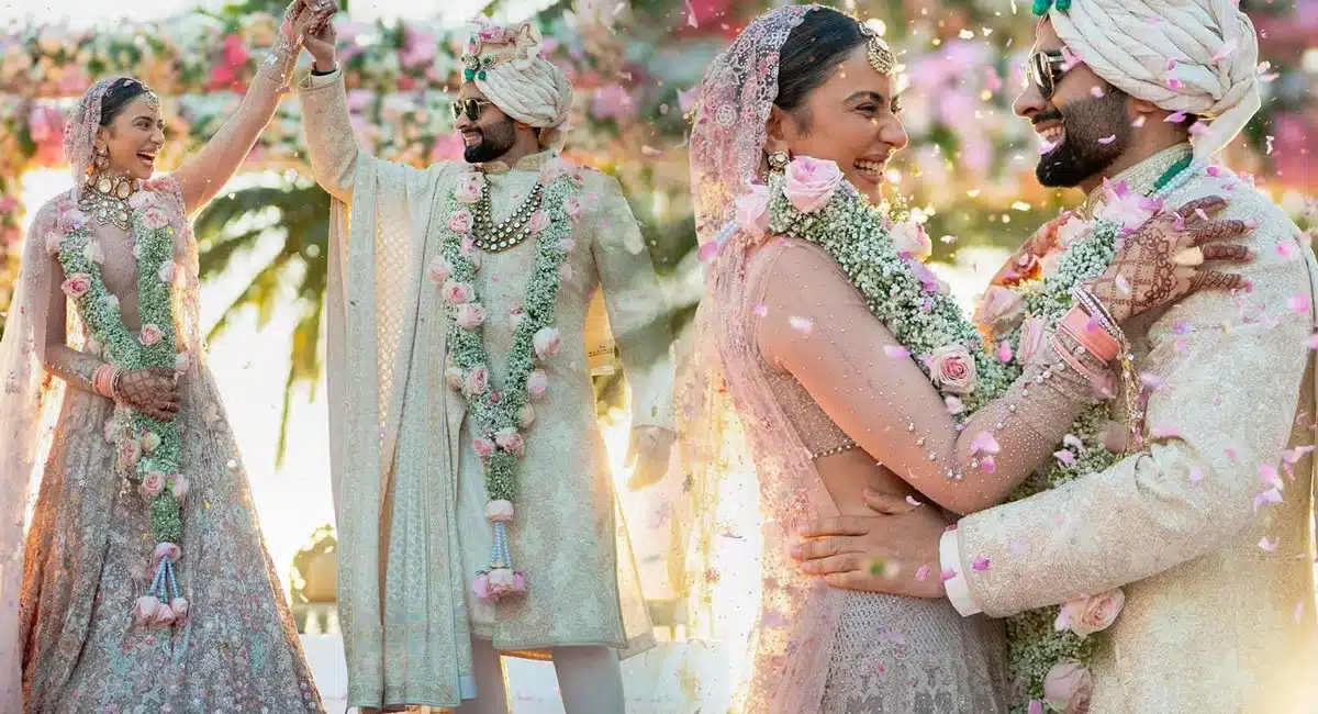 Rakul preet singh | Grand wedding Rakul preet singh with boyfriend jackky bhagnani | ఘ‌నంగా టాలీవుడ్ బ్యూటీ రకుల్ ప్రీత్ సింగ్ పెళ్లి.. వ‌రుడు త‌న ప్రియుడే..!