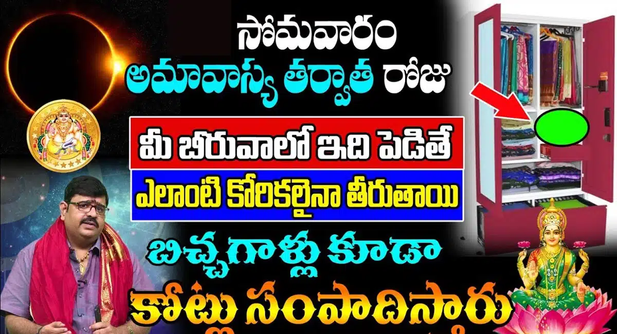 Amavasya : సోమవారం అమావాస్య తర్వాత పెడితే చాలు.. కుబేరులవ్వడం ఖాయం..!