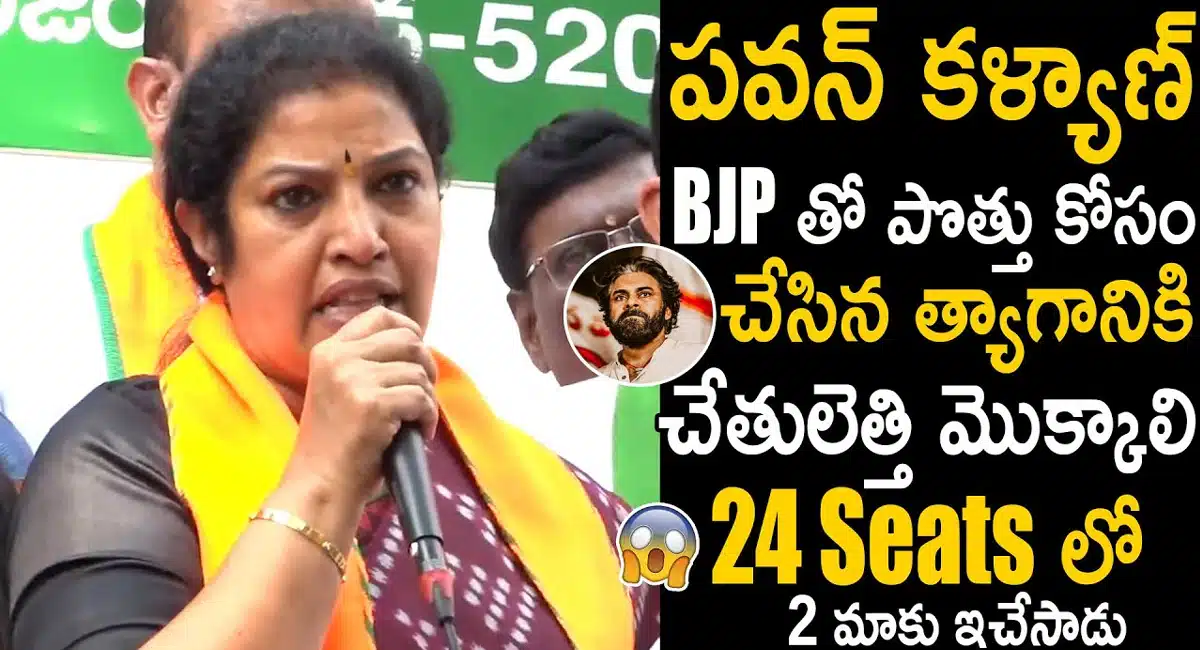Daggubati Purandeswari : పవన్ కళ్యాణ్ పొత్తు కోసం చేసిన త్యాగానికి దండం పెట్టాలి.. బీజేపీ అధ్యక్షురాలు దగ్గుబాటి పురంధేశ్వరి..!