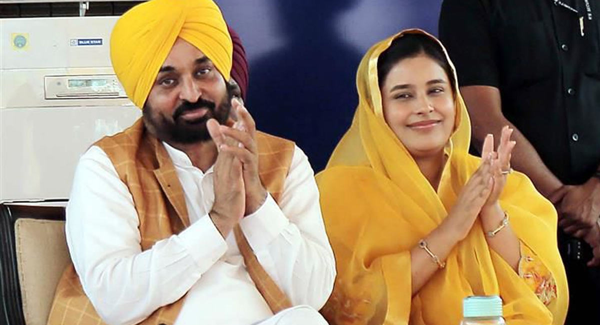 Punjab CM Bhagwant Mann 50 ఏళ్ల వయసులో తండ్రి అయిన పంజాబ్ సీఎం