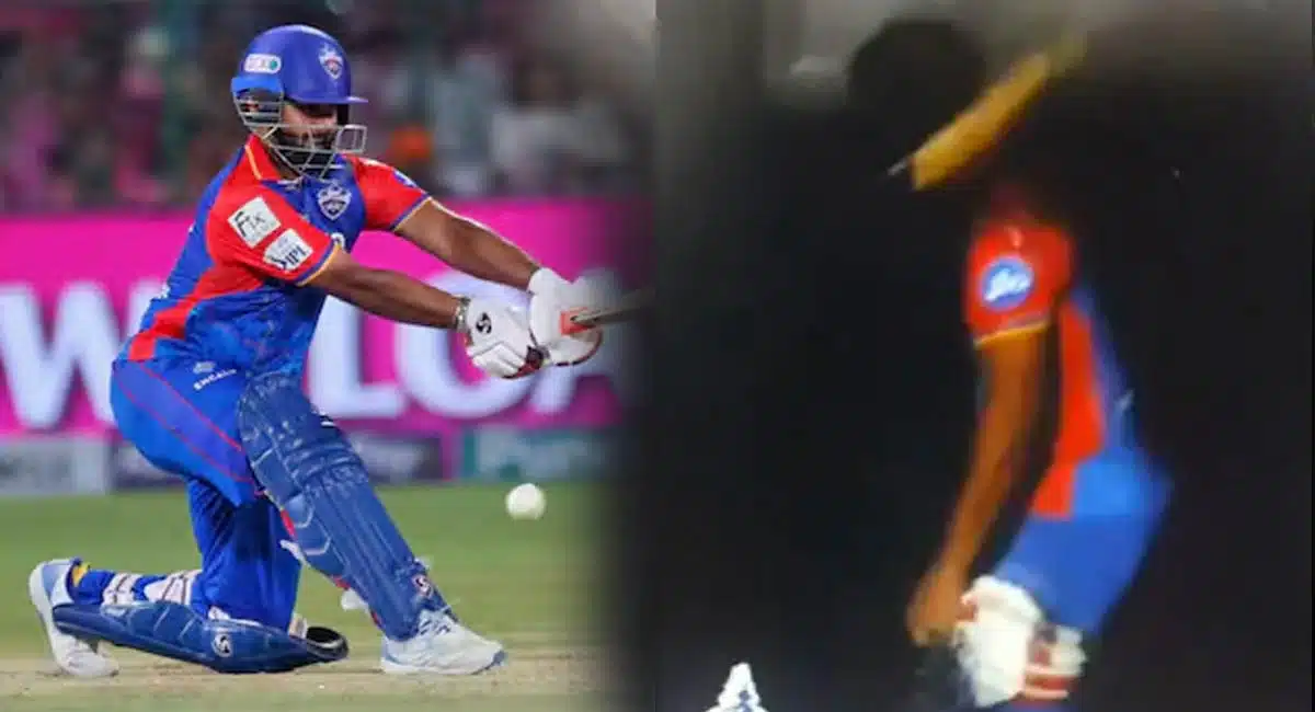 rishabh pant : యాక్సిడెంట్ అయిన త‌ర్వాత కూడా పంత్‌లో త‌గ్గ‌ని ఆవేశం.. బ్యాట్ నేల‌కేసి కొట్టేశాడు...