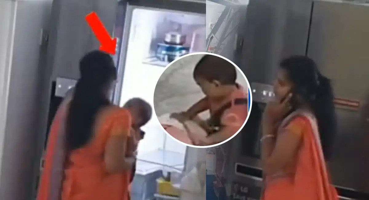 Viral video : ఫోన్ మైకంలో పడి పిల్లాడిని ఫ్రిజ్ లో పెట్టిన తల్లి... ప్రతి ఒక్కరు చూడాల్సిన వీడియో...!