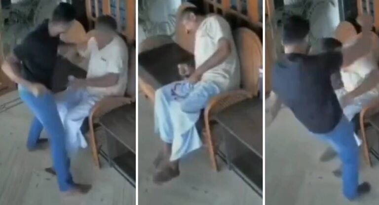 Viral Video : ఆస్తికోసం తండ్రిని చావబాదిన కొడుకు.. మృత్యువాత పడిన తండ్రి… వీడియో !