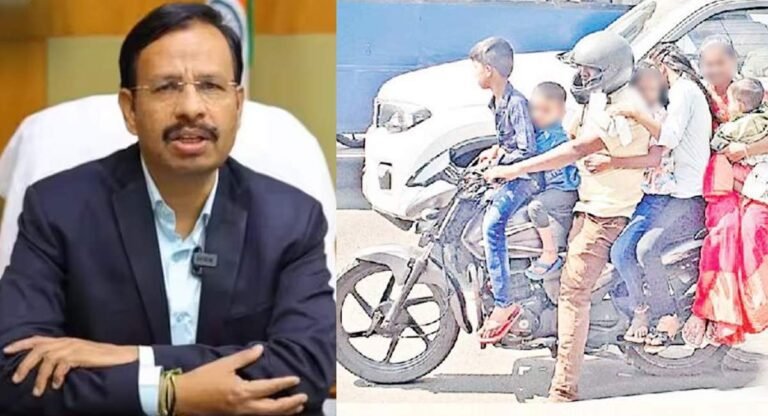 TSRTC MD Sajjanar :  ప్రాణాలు ప‌ణంగా పెట్టి వికృత ప్ర‌యాణం.. బైక్‌పై ఇంత మంది ప్ర‌యాణంపై స‌జ్జ‌నార్ ట్వీట్..!
