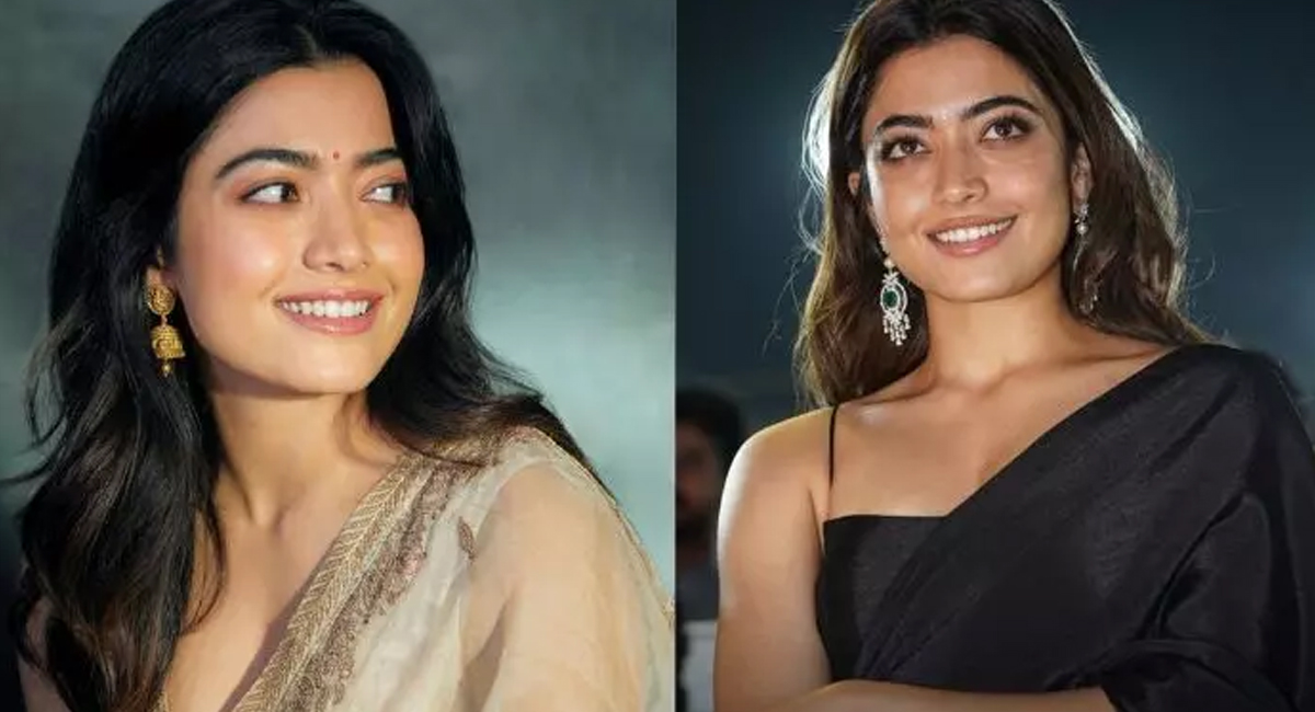 HBD Rashmika Mandanna ర‌ష్మీక మంద‌న్నా బ‌ర్త్‌డే స్పెష‌ల్ పుష్ప 2 నుంచి శ్రీ‌వ‌ల్లి సీరియ‌స్ లుక్ రిలీజ్‌