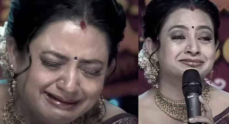 Indraja : వెక్కి వెక్కి ఏడ్చిన ఇంద్ర‌జ‌.. ర‌ష్మీ ఓదారుస్తున్నా ఆపుకోలేకపోయింది..!