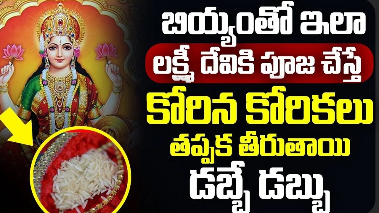 Lakshmi Devi Pooja : ఈ వస్తువులతో లక్ష్మీదేవి పూజ చూస్తే డబ్బే డబ్బు… తప్పక తెలుసుకోండి..!