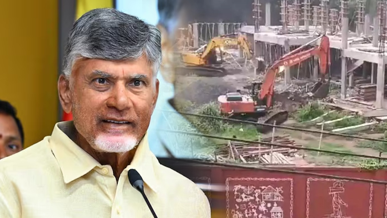 Chandrababu : వైసీపీ ఆఫీసు కూల్చ‌డంపై కార‌ణం చెప్పిన చంద్ర‌బాబు స‌ర్కార్..!