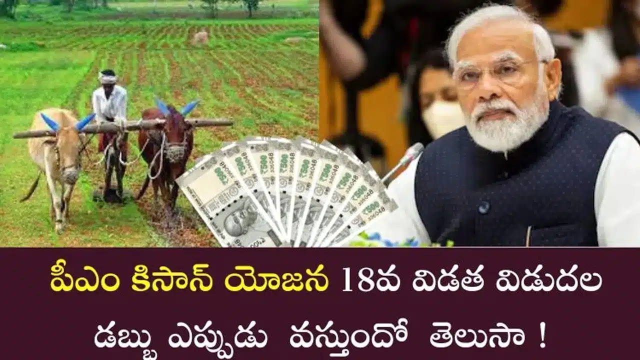 PM Kisan : ప్రధానమంత్రి కిసాన్ యోజన 18వ విడత ఎప్పుడంటే...!