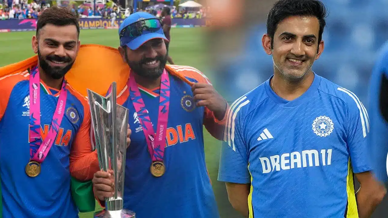 Gautam Gambhir : ట్రోఫీని ప‌ట్టుకోమ‌ని గంభీర్‌ని ఎంత అడిగిన కూడా ట‌చ్ చేయ‌ని హెడ్ కోచ్..కార‌ణం?
