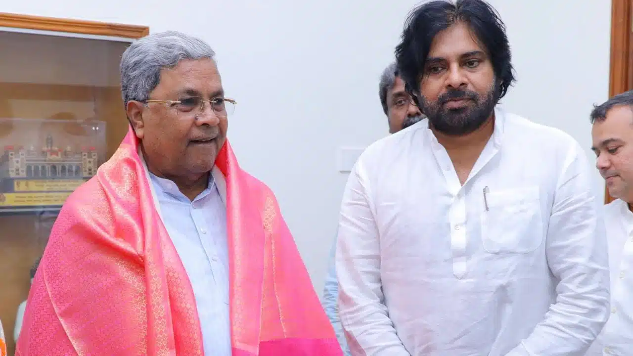Pawan Kalyan : కర్ణాటక సీఎం సిద్ధరామయ్యతో పవన్ కళ్యాణ్ భేటీ.. ఏపీలోకి కుమ్కీ ఏనుగుల ఆహ్వానం
