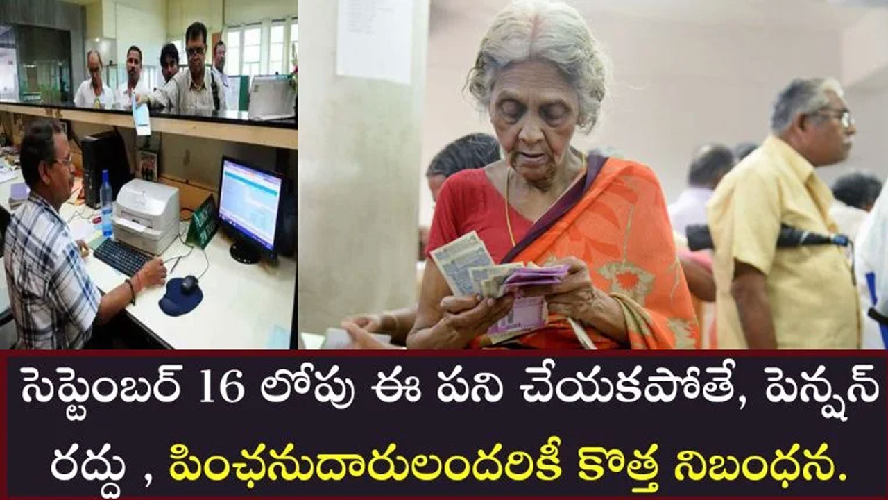 Pensioners :పెన్ష‌న‌ర్లు ఈ నెల 16 లోపు ఈ ప‌ని చేయాలి.. లేక‌పోతే పెన్ష‌న్ ర‌ద్దు !