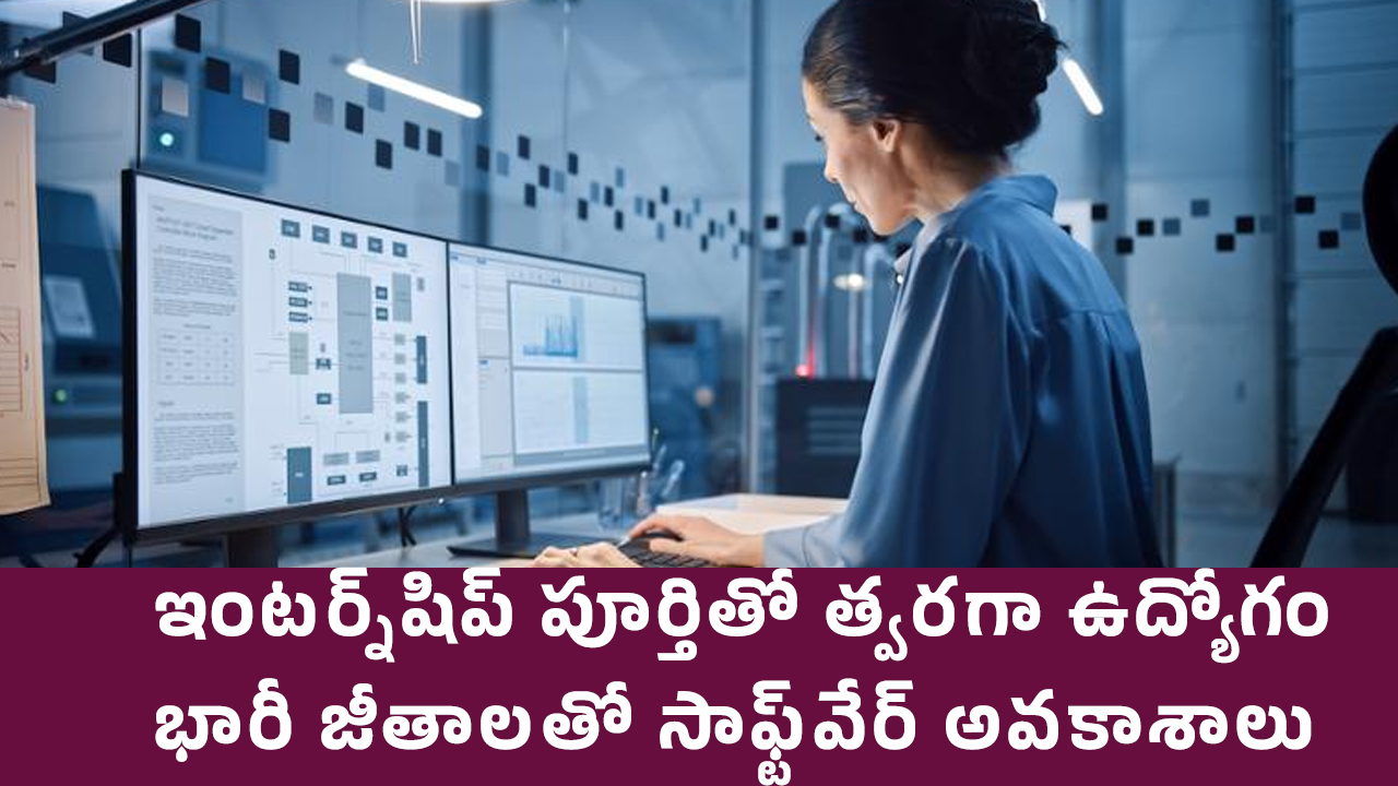 Software Job : ఇంట‌ర్న్‌షిప్ పూర్తితో త్వ‌ర‌గా ఉద్యోగం.. భారీ జీతాల‌తో సాఫ్ట్‌వేర్ అవ‌కాశాలు..!