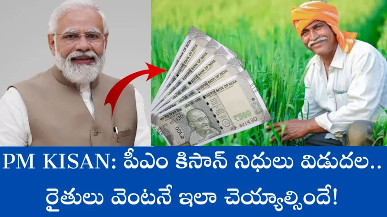 PM Kisan : పీఎం కిసాన్ నిధులు రిలీజ్.. రైతులు ఇలా చేస్తే సరిపోతుంది..!