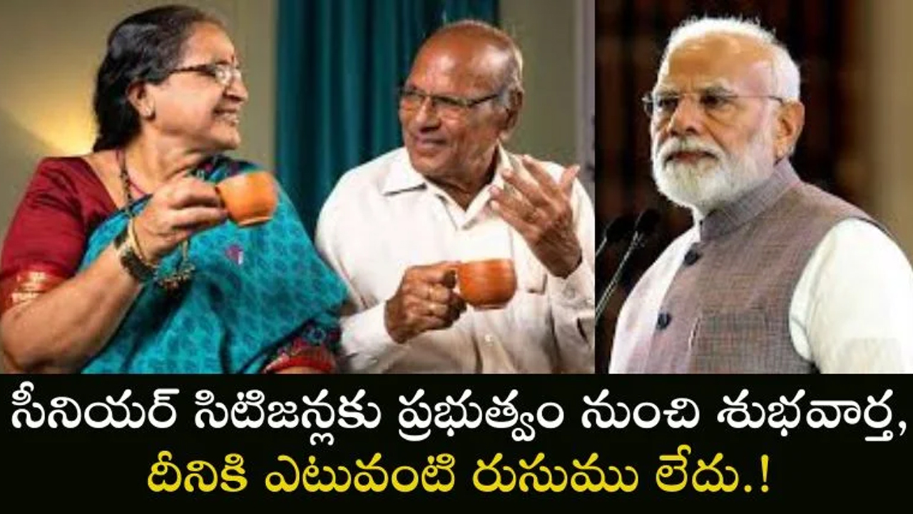 Senior Citizens : సీనియర్ సిటిజన్లకు కేంద్రం శుభవార్త.. ఎలాంటి రుసుము లేకుండానే..!