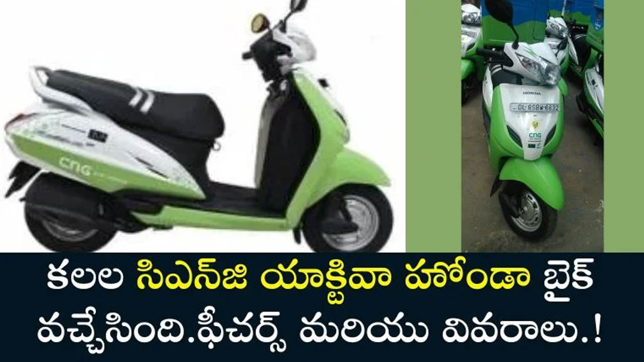 Honda Activa CNG : హోండా యాక్టివా CNG లాంచ్.. ఎన్నో రోజుల నుంచు వెయిట్ చేస్తున్న యాక్టివా CNG వెర్షన్ వచ్చేసింది.. ఫీచర్స్ ఏంటంటే..!