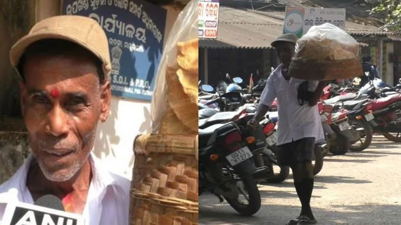 Papad Man : కుటుంబ పోష‌ణ‌కు రోజూ 40 కి.మీ. నడిచే ‘పాపడ్ మ్యాన్’..!